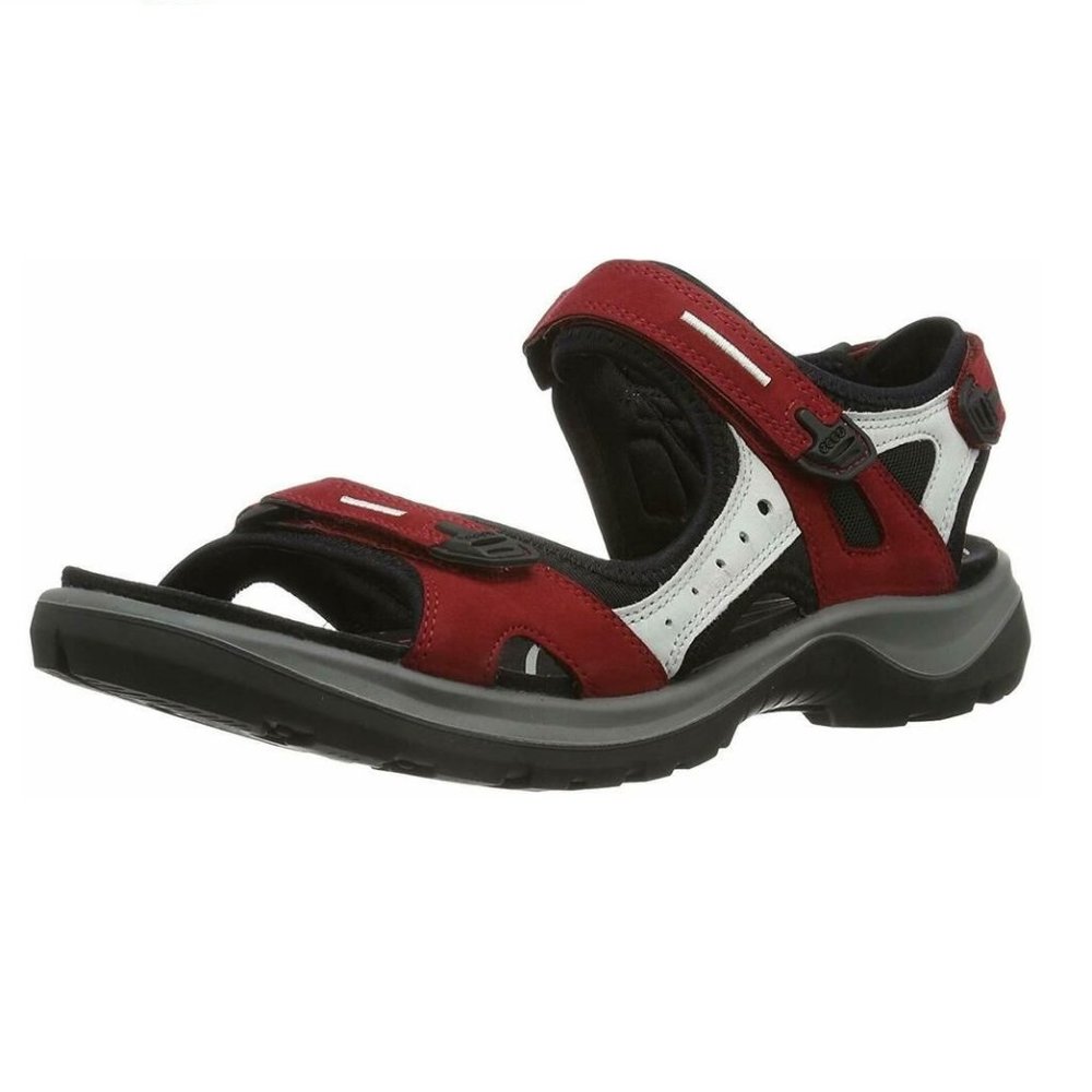ECCO Women’s Yucatan Sandals Chili Red/Concrete